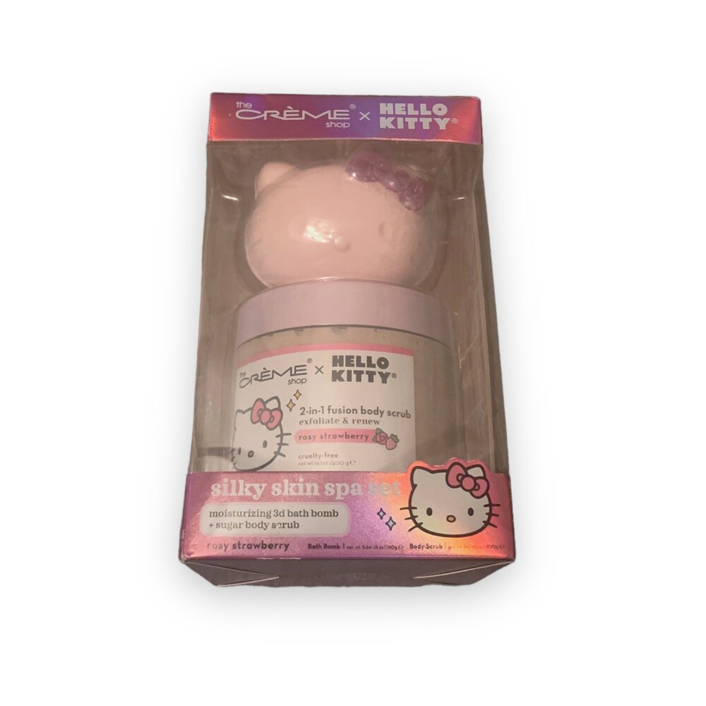 New - The Creme Shop x Sanrio Hello Kitty Silky Skin Spa Set